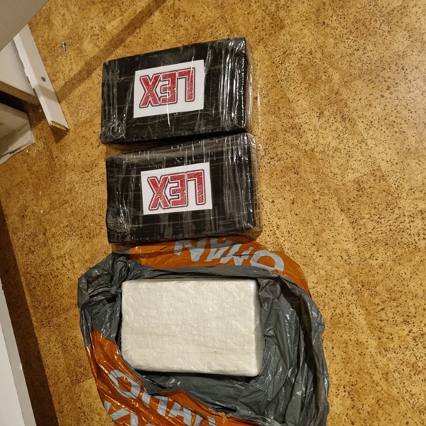 Smuggled cocaine. Photo: Finnish police.
