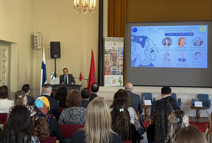 Ambassador of Morocco to Finland Mohamed Achgalou. DF Photo.