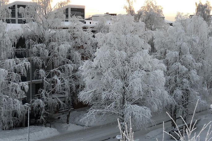 Season lowest -42.8 °C temperature recorded in Lapland