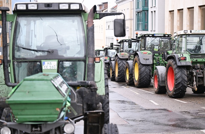 Farmers in Germany lament falling prices ahead of major trade show