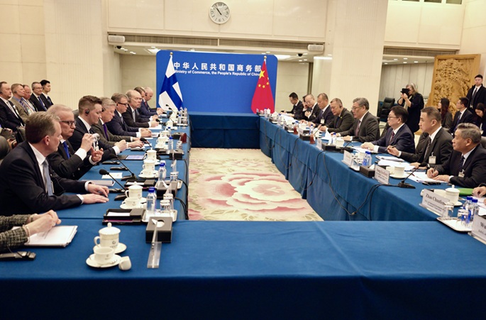 Finnish, Chinese firms sign deals as committee meets in Beijing