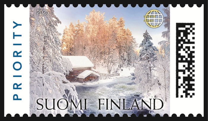 Winter Rapids voted Posti´s most beautiful stamp in 2025