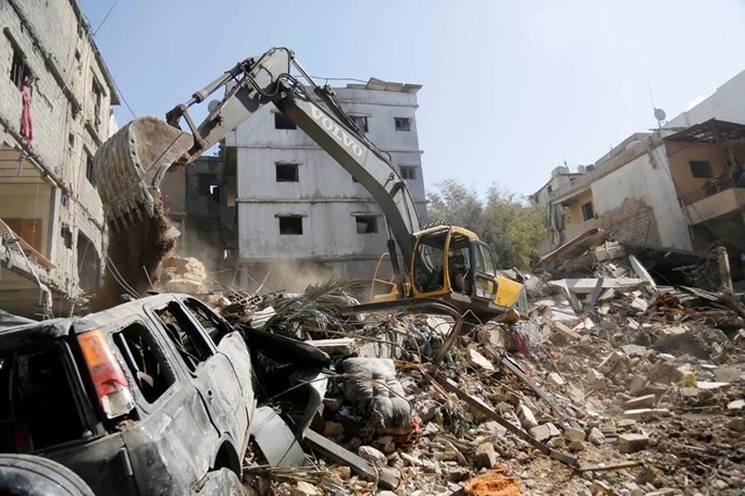 Photo taken on April 6, 2026 shows the aftermath of Israeli airstrikes on the Jnah area in Beirut, Lebanon. Photo: Xinhua by Bilal Jawich.