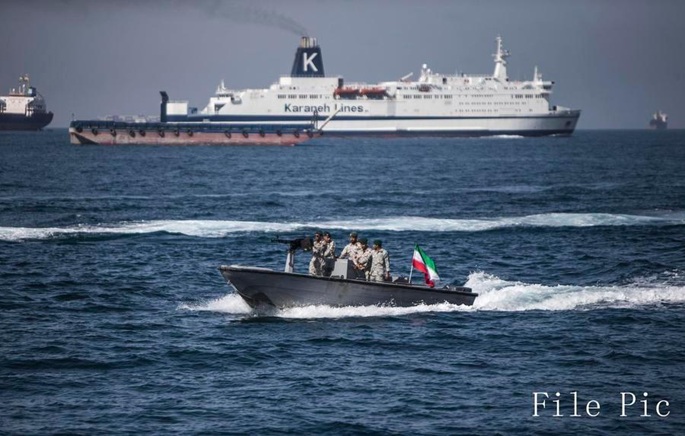 Iranian soldiers patrol the Strait of Hormuz in southern Iran, April 30, 2019. File Photo: Xinhua.