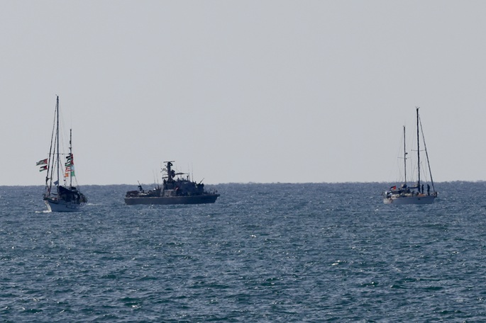 2 Gaza-bound aid flotilla members taken to Israel for interrogation