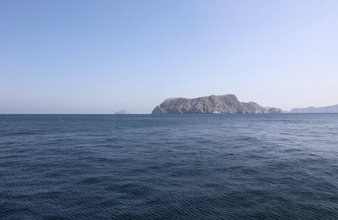 This file photo taken on Feb. 19, 2025 shows the Strait of Hormuz. File Photo: Xinhua.