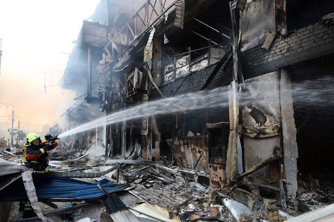 Russia warns of strikes on Kiev after alleged drone attack