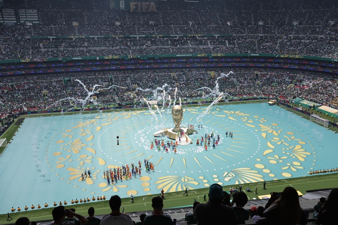 Artists perform during the opening ceremony of the 2026 FIFA World Cup at Mexico City Stadium in Mexico City, Mexico, June 11, 2026. Photo: Xinhua by Francisco Canedo.