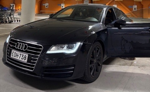 The car of the missing person. Photo: Police.